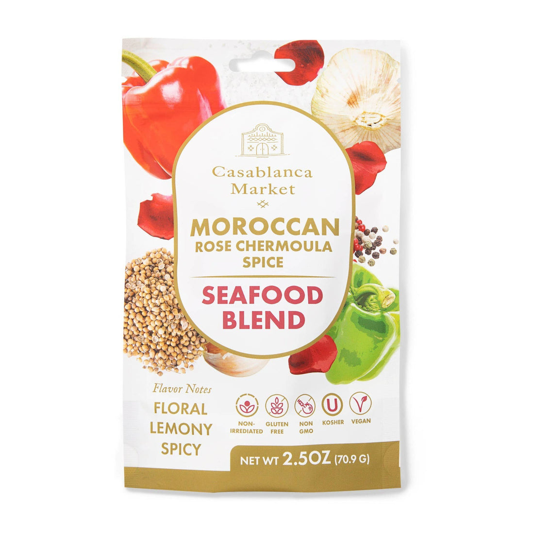 Moroccan Rose Chermoula Spice Seafood Blend