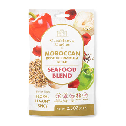 Moroccan Rose Chermoula Spice Seafood Blend