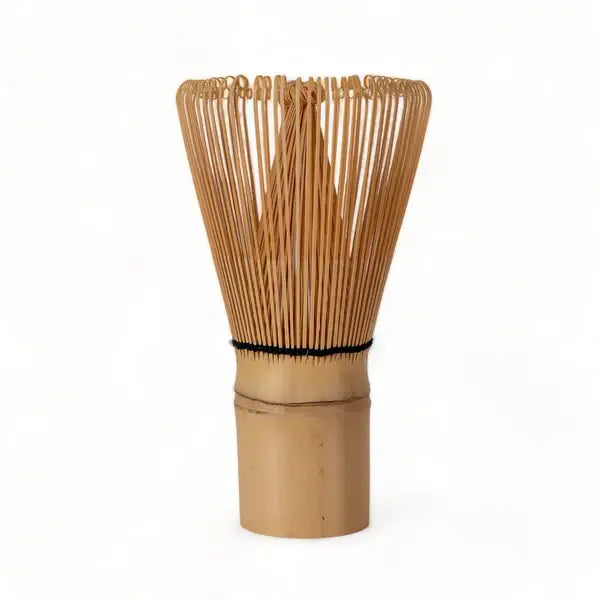 Bamboo whisk on a white background