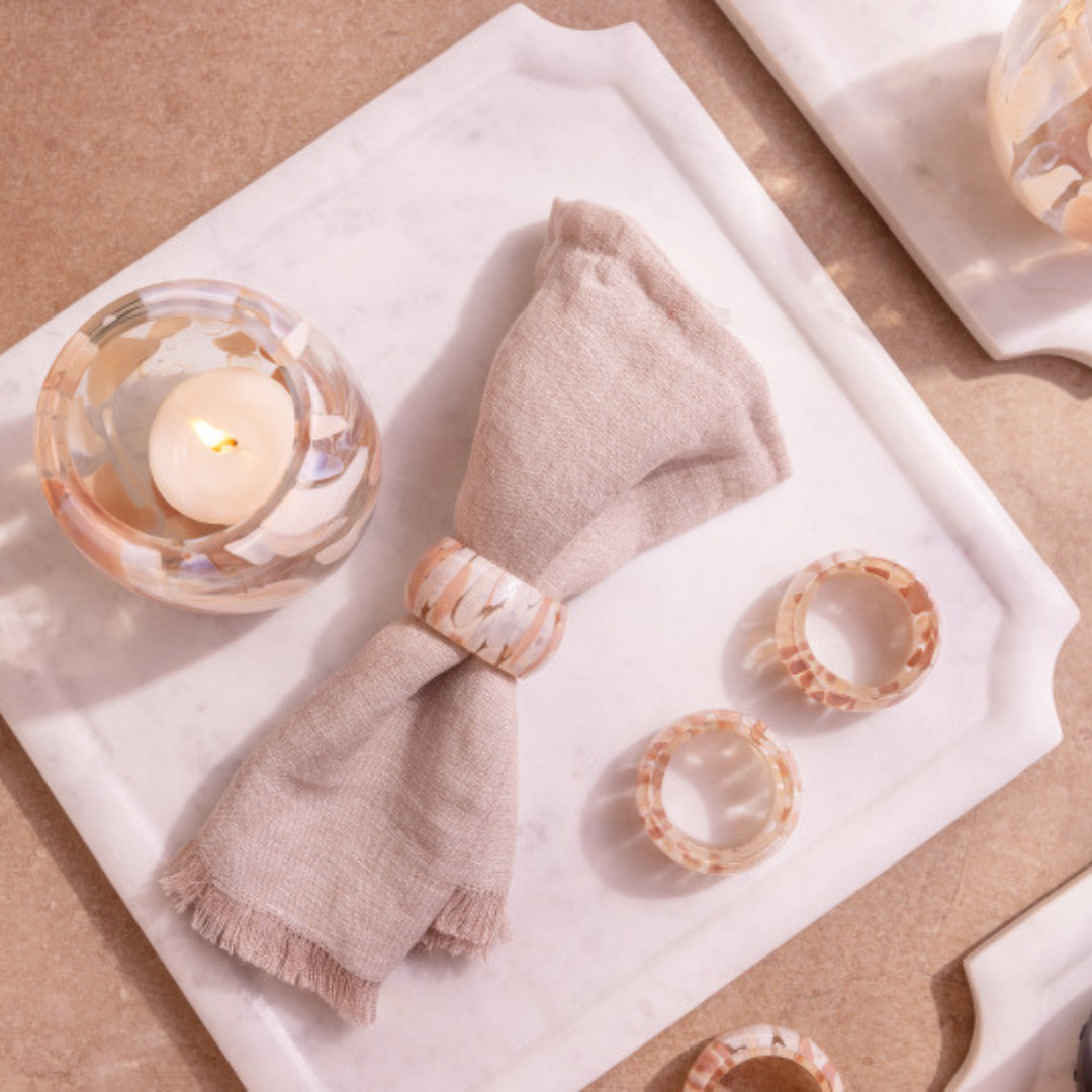 Juna Glass Napkin Ring