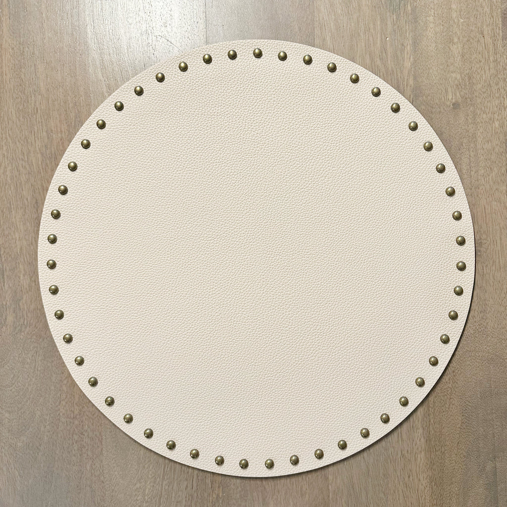 Harvey Studded Leather Placemats - Set of 4