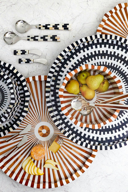 Lyra Inlay Serving Set
