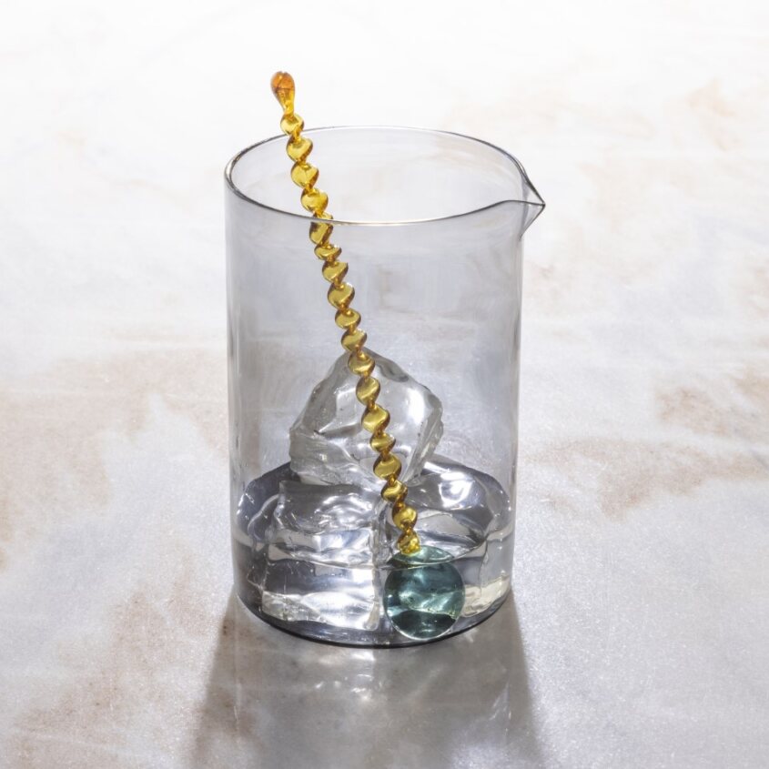 Niko Bar Spoon in a cocktail carafe and ice
