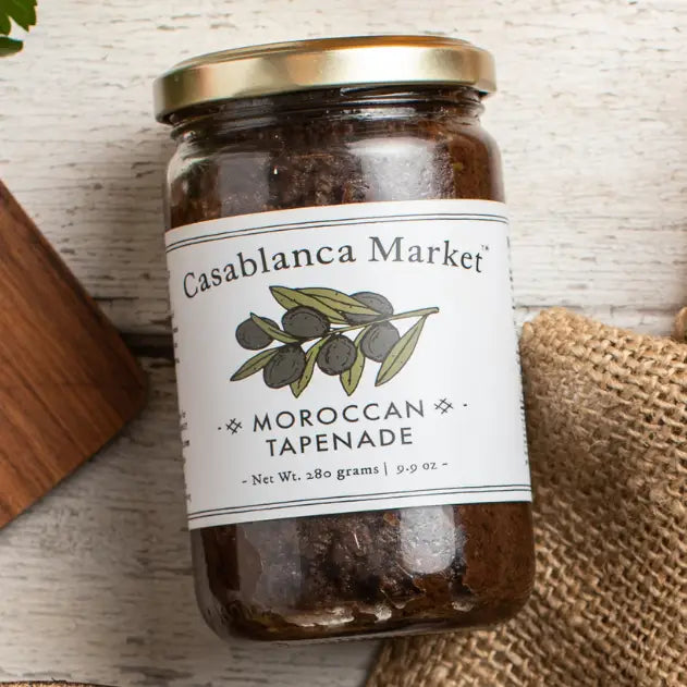 Casablanca Market Moroccan Black Olive Tapenade Spread