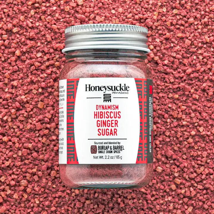 Hibiscus Ginger Sugar - Single Origin Spice Blend Collab