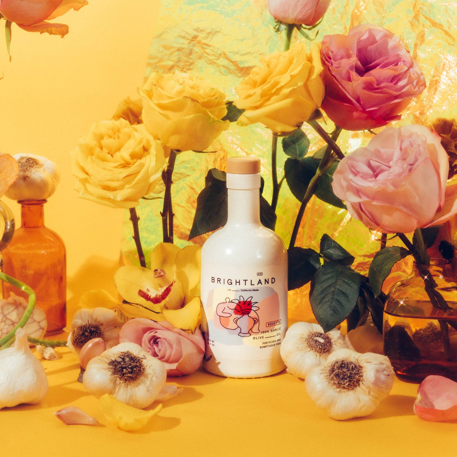 Rosette Garlic Infused Olive Oil