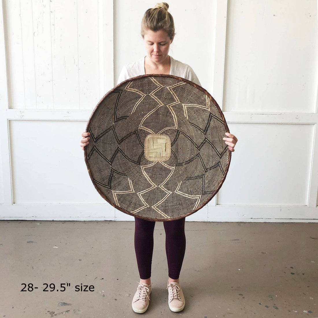 Handwoven Binga Wall Basket — Zimbabwe