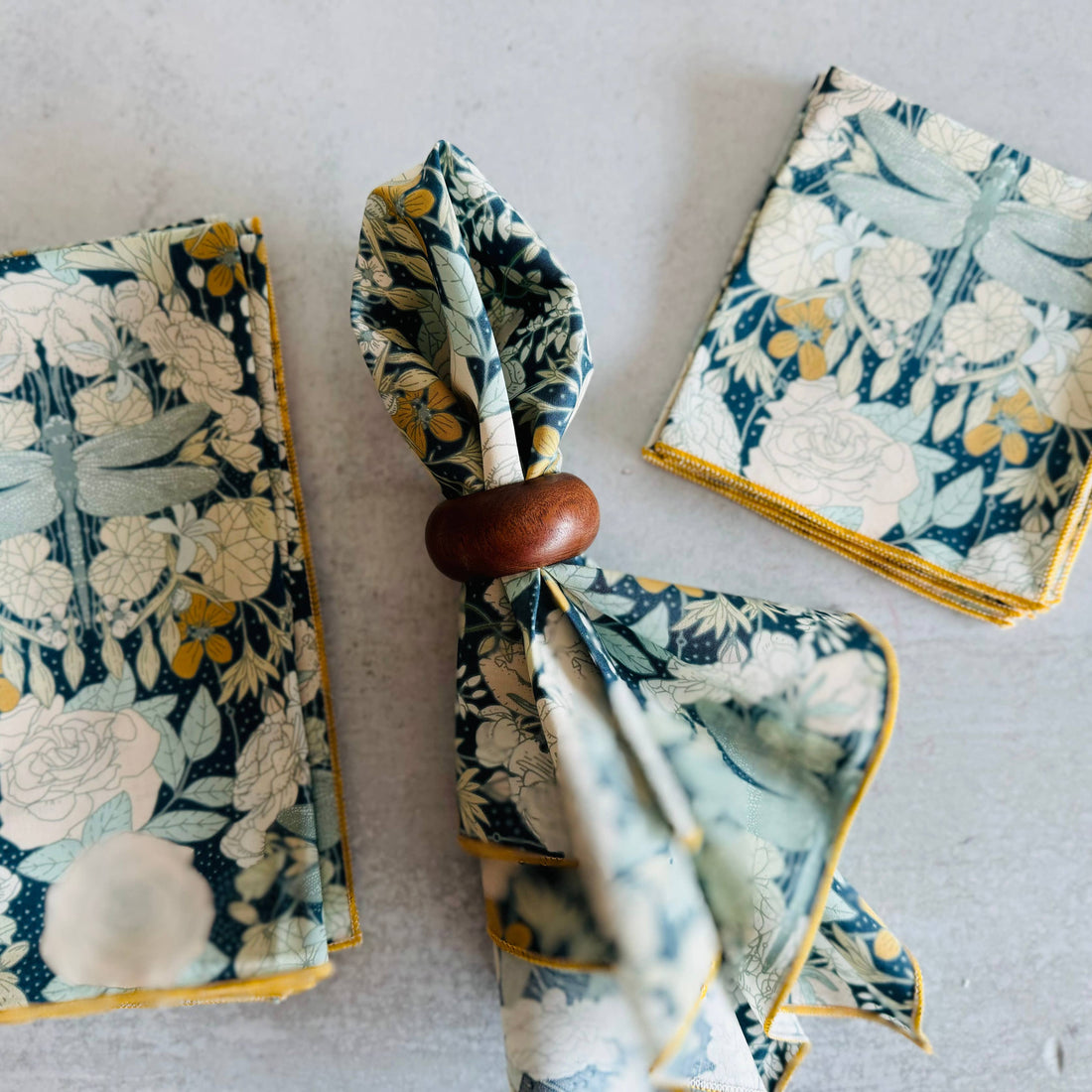 Dragonflies at Twilight Cloth Napkins, set of four