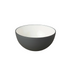 Small grey bowl on a white background