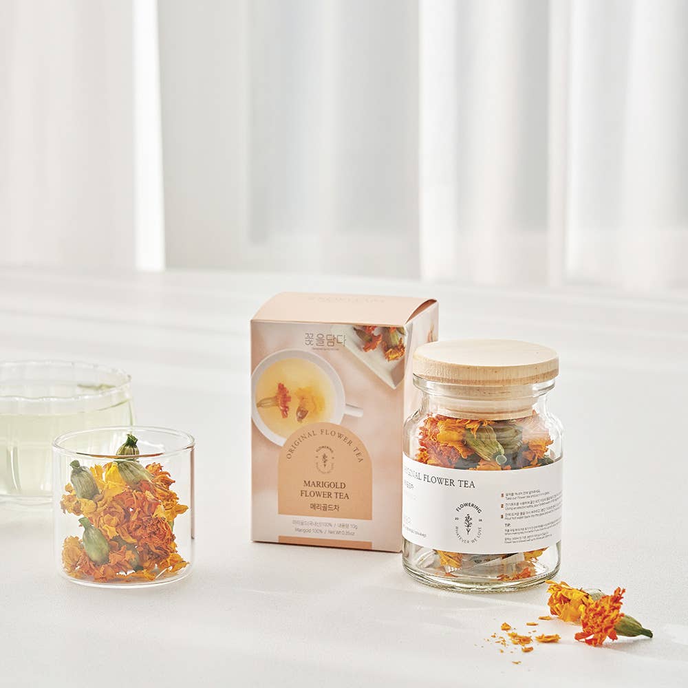 Original Flower Tea 10g Glass Jar - 8 Variations