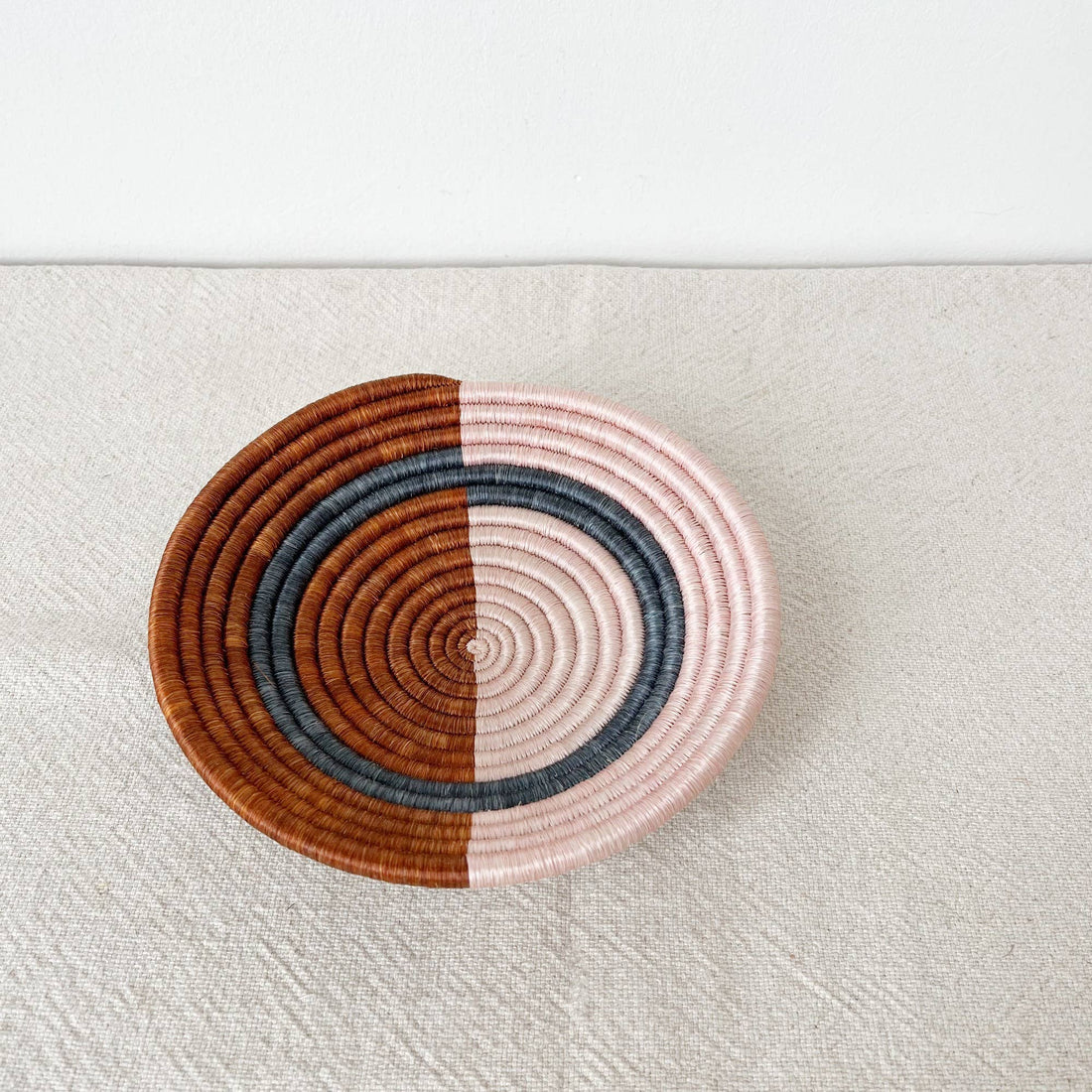 Handwoven Sisal Basket — Gitarama, Rwanda (8&quot;)