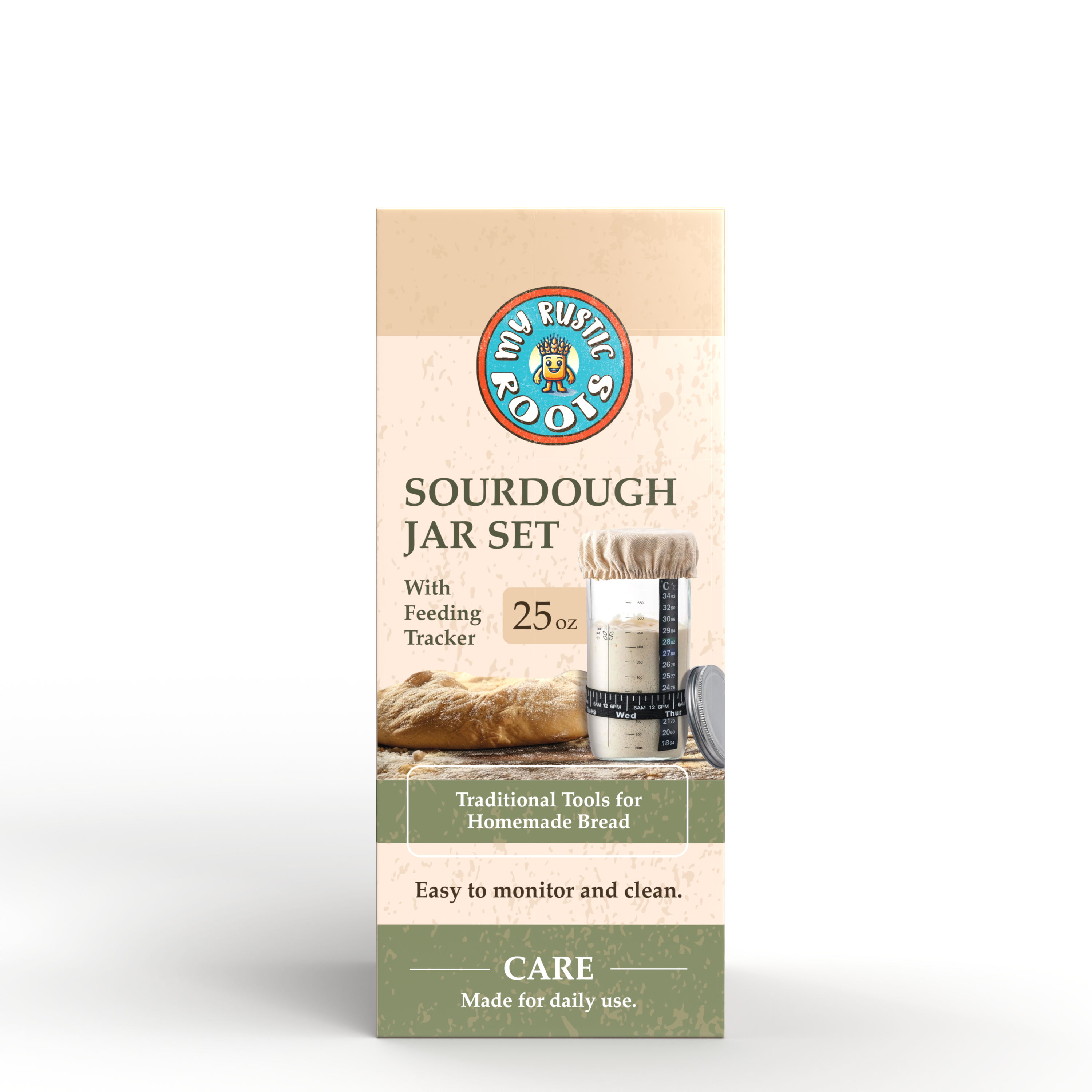 Sourdough Starter Jar Kit + Starter