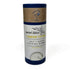 A cylindrical product package for Blue Henry Lemon-Thyme Salt + Sugar Cocktail Rimmer, featuring a kraft paper top band with a blue logo, a white middle label with blue and yellow text, and a dark blue bottom section with a small clear window showing the salt inside.