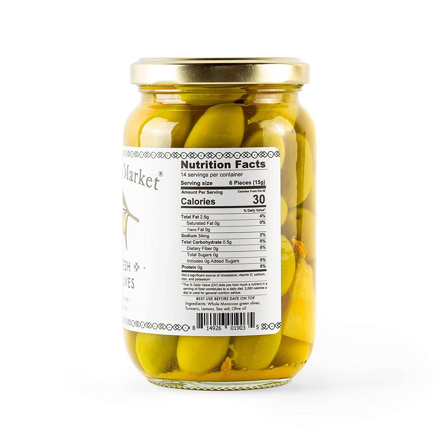 Casablanca Market Marrakesh Spiced Green Olives