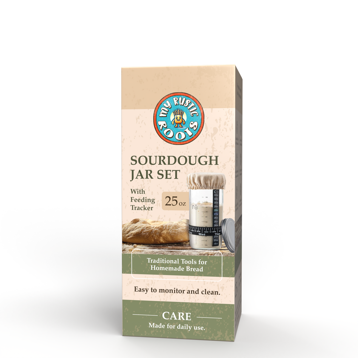 Sourdough Starter Jar Kit + Starter