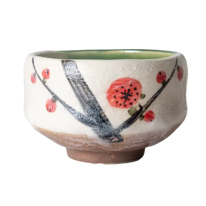 Ume Plum Blossoms Mini Matcha Bowl – 8 oz