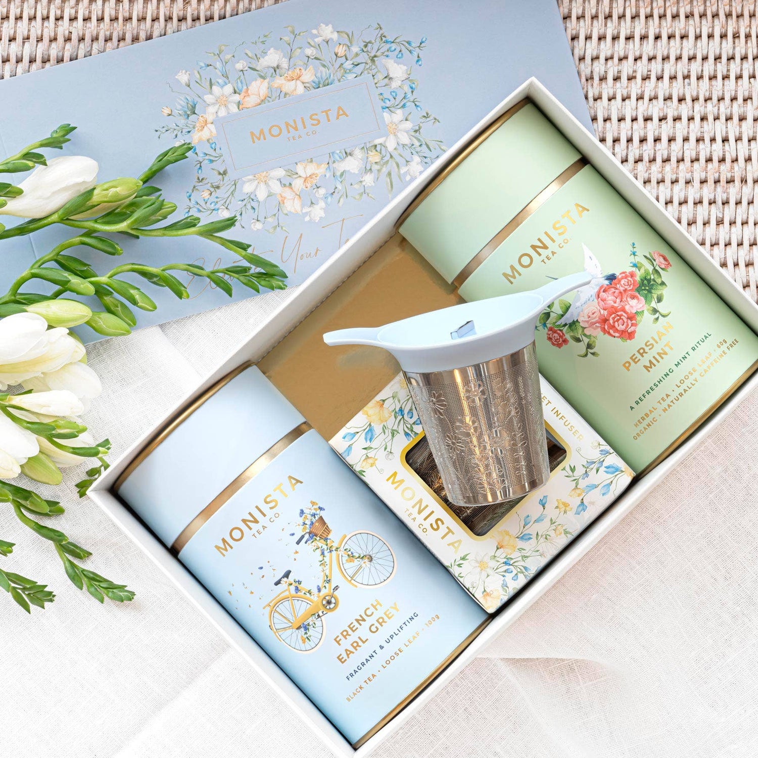 Tea Infuser Basket - Blue