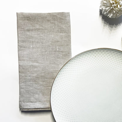 20&quot; French Linen Napkin - Set of 4 - Tea + Linen