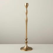 Aged Bronze Candlestick, Tall - Tea + Linen