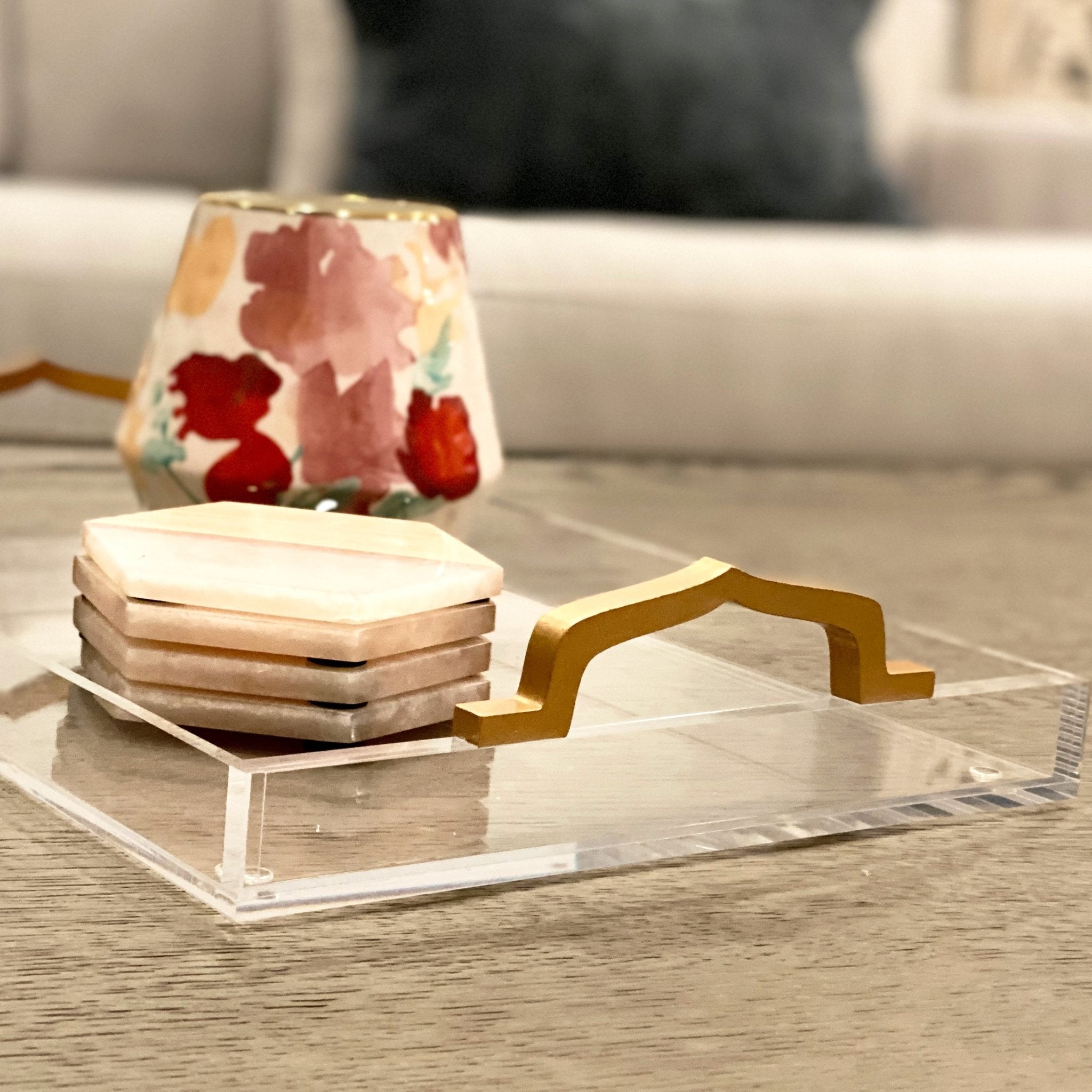 Alhambra Acrylic Tray – Tea + Linen