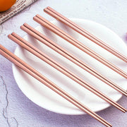 Annie Rose Gold Chopsticks - Set of 4 - Tea + Linen