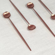 Annie Rose Gold Cocktail Stirrers - Set of 4 - Tea + Linen