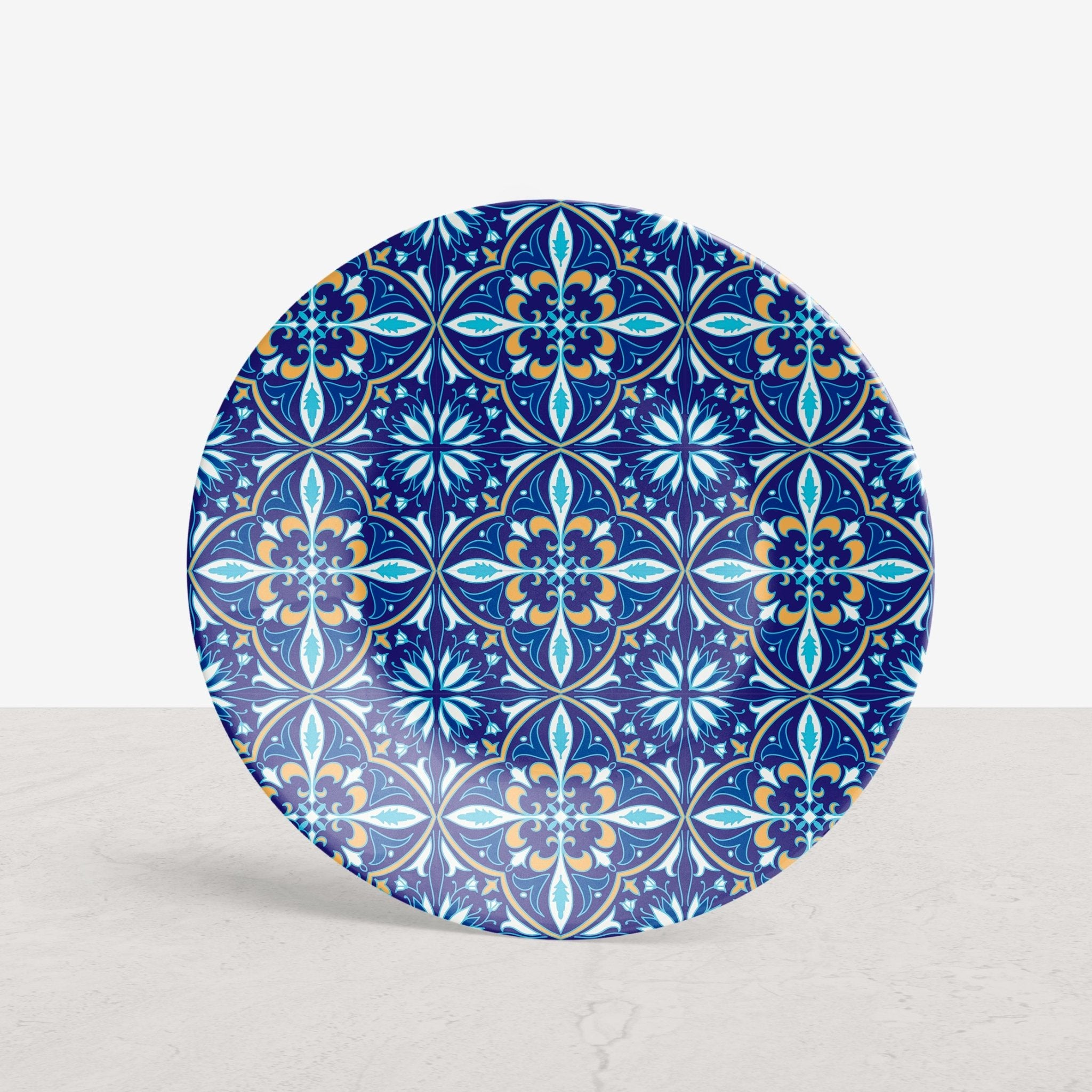 Azul 10.5" Bone China Dinner Plate - Tea + Linen