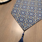 Azul Table Runner - Tea + Linen