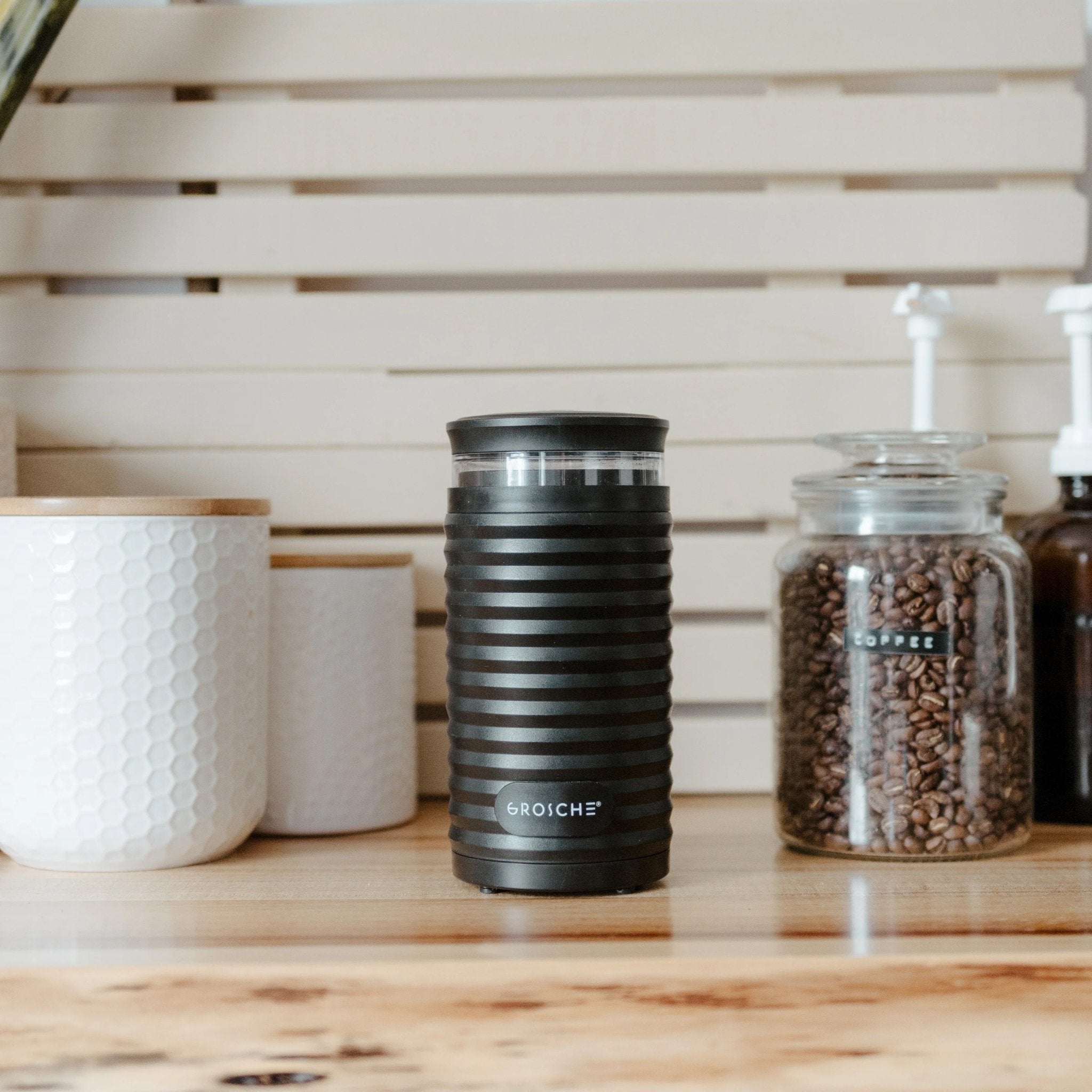 Bremen Electric Coffee Grinder, Stainless Steel Blades - Tea + Linen
