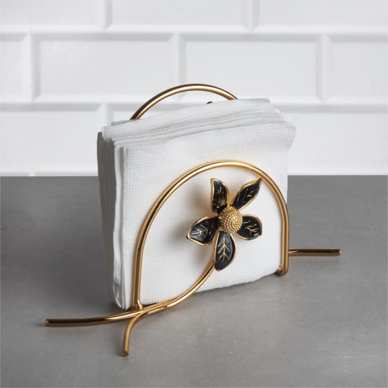 Dana Napkin Holder - Tea + Linen