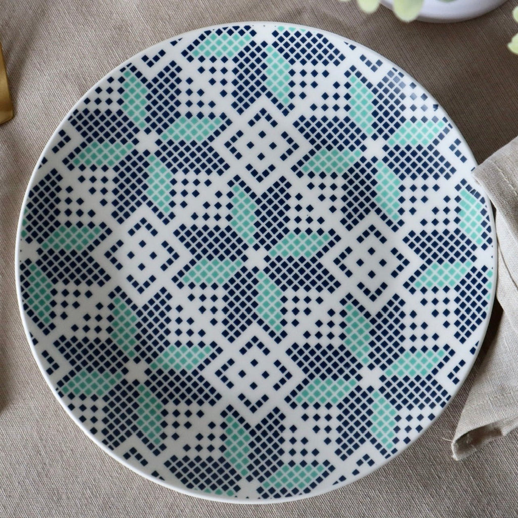 Farah Appetizer Plate - Set of 4 - Tea + Linen