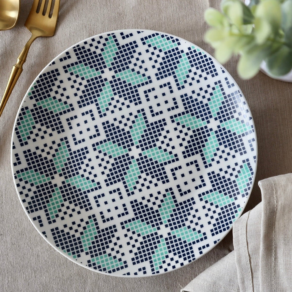 Farah Appetizer Plate - Set of 4 - Tea + Linen