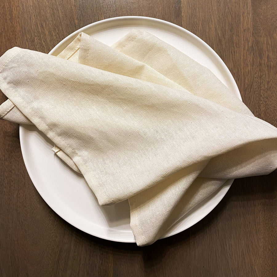 Flax Linen Napkin Set of 4 - Tea + Linen