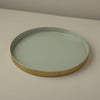 Halo Enamel Serving Tray - Large - Tea + Linen