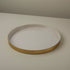 Halo Enamel Serving Tray - Large - Tea + Linen