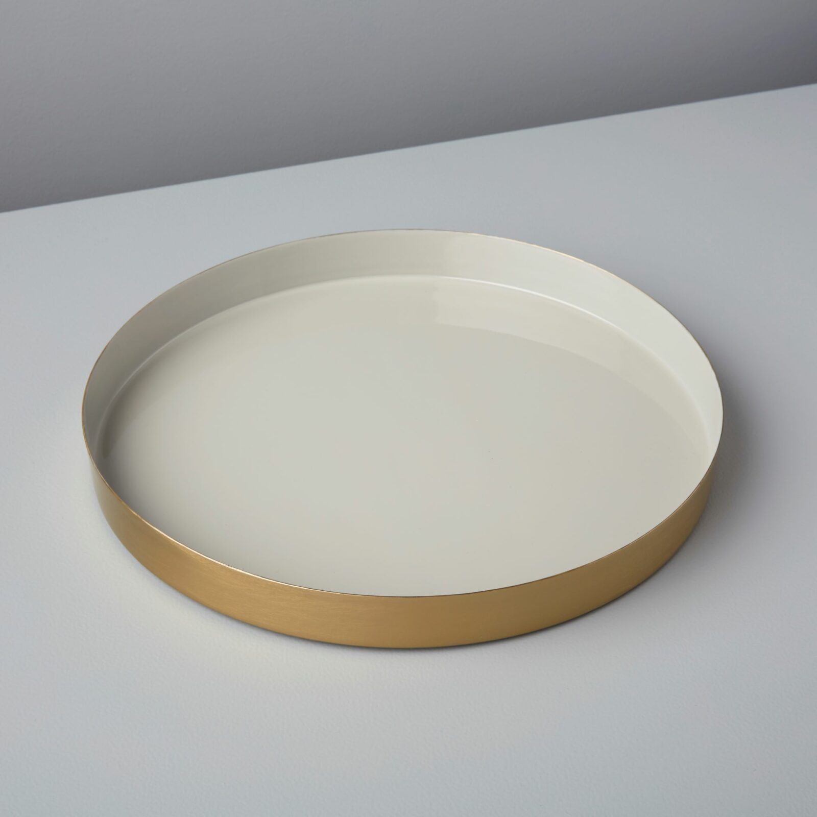 Halo Enamel Serving Tray - Small - Tea + Linen