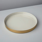 Halo Enamel Serving Tray - Small - Tea + Linen