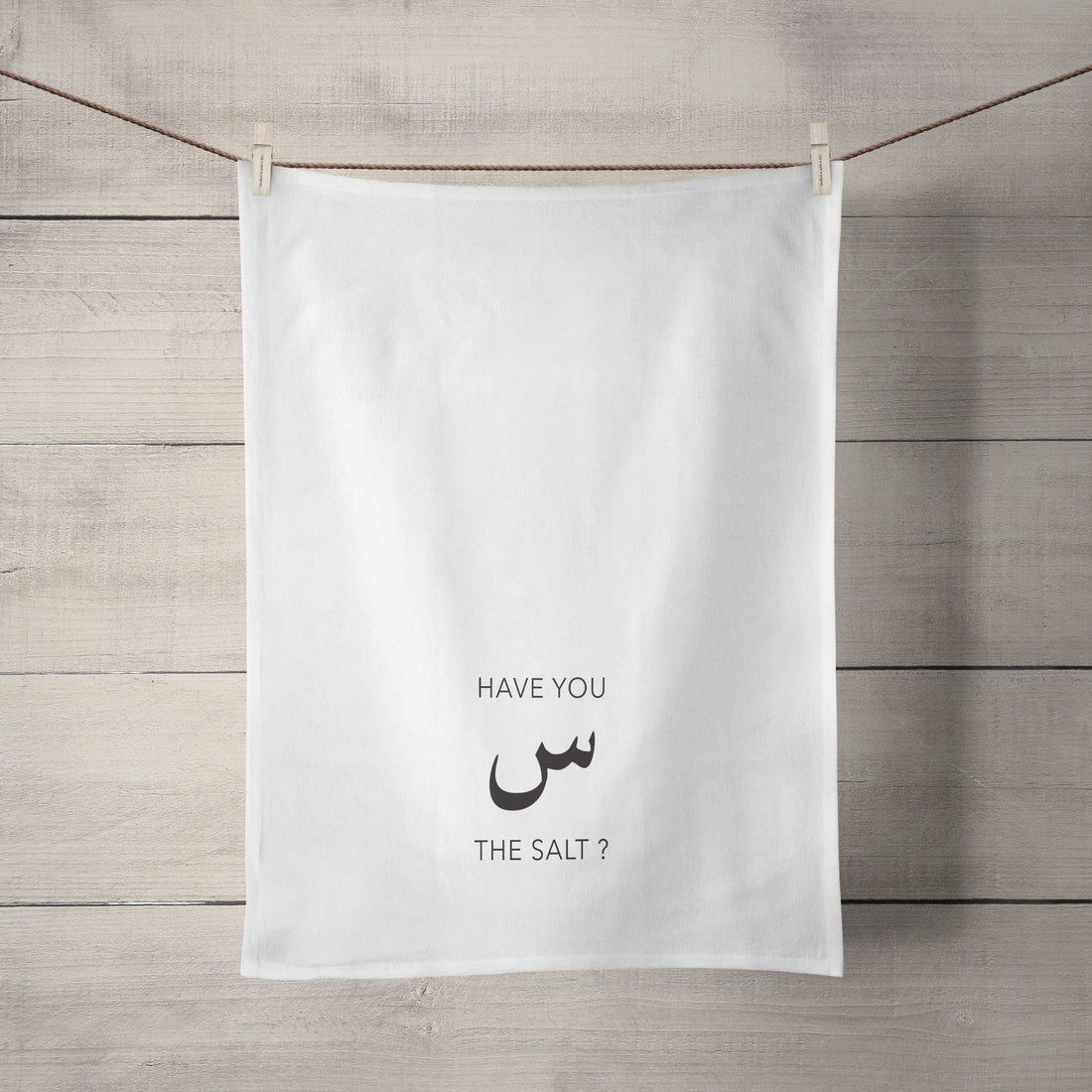Have You Seen the Salt Tea Towel - Tea + Linen