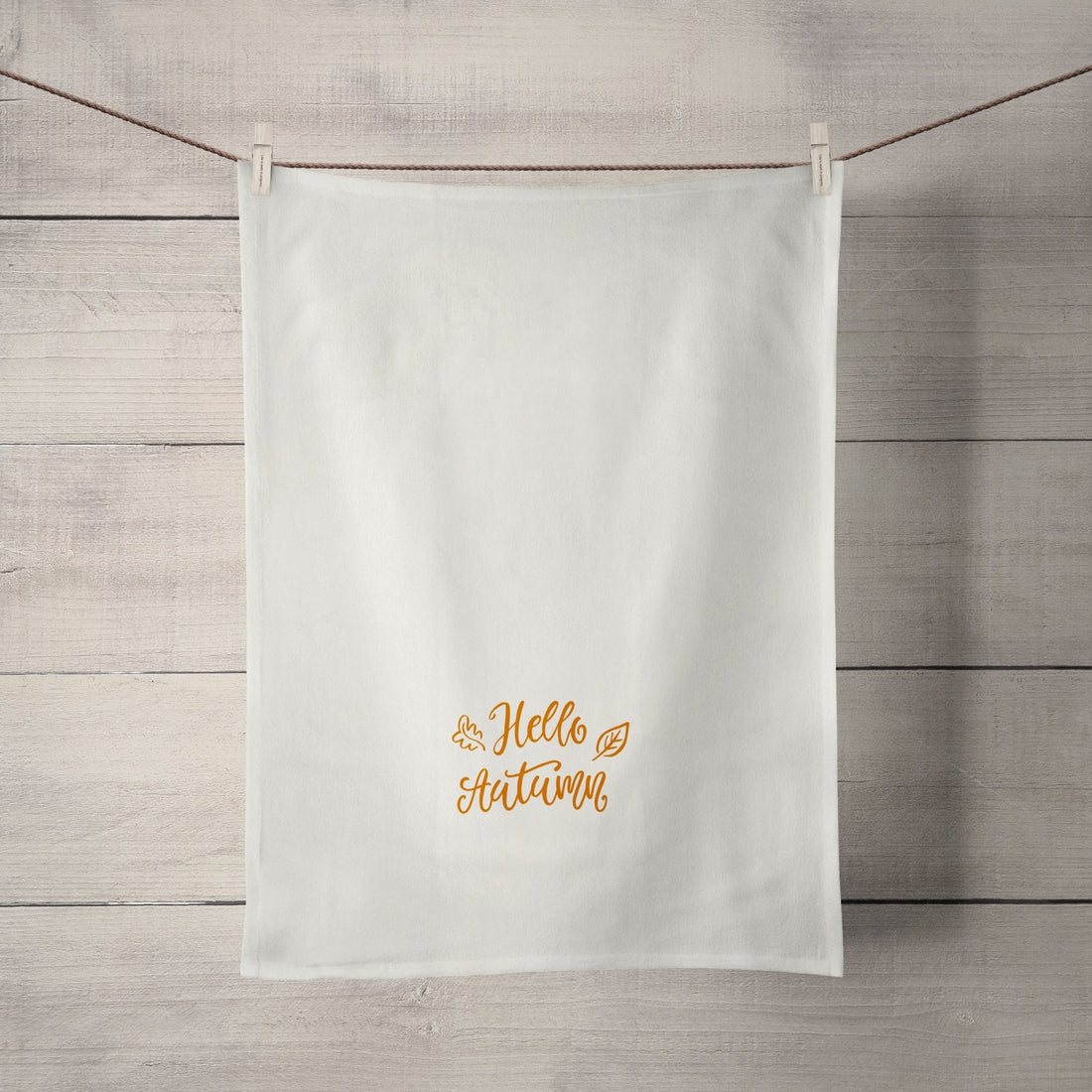 Hello Autumn Tea Towel - Tea + Linen