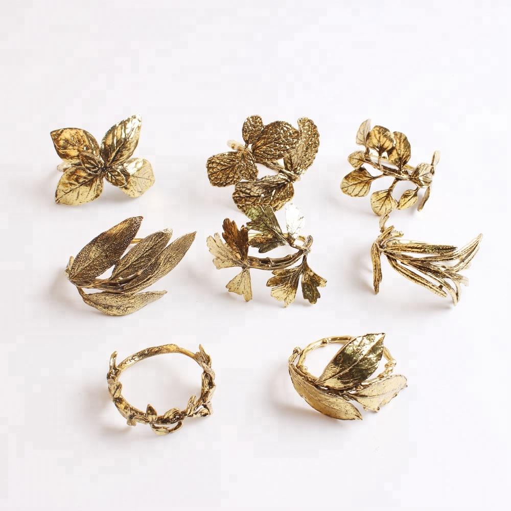 Herb Garden Napkin Rings - Set of 8 - Tea + Linen
