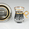 Ilayda Turkish Tea Cups - Set of 6 - Tea + Linen