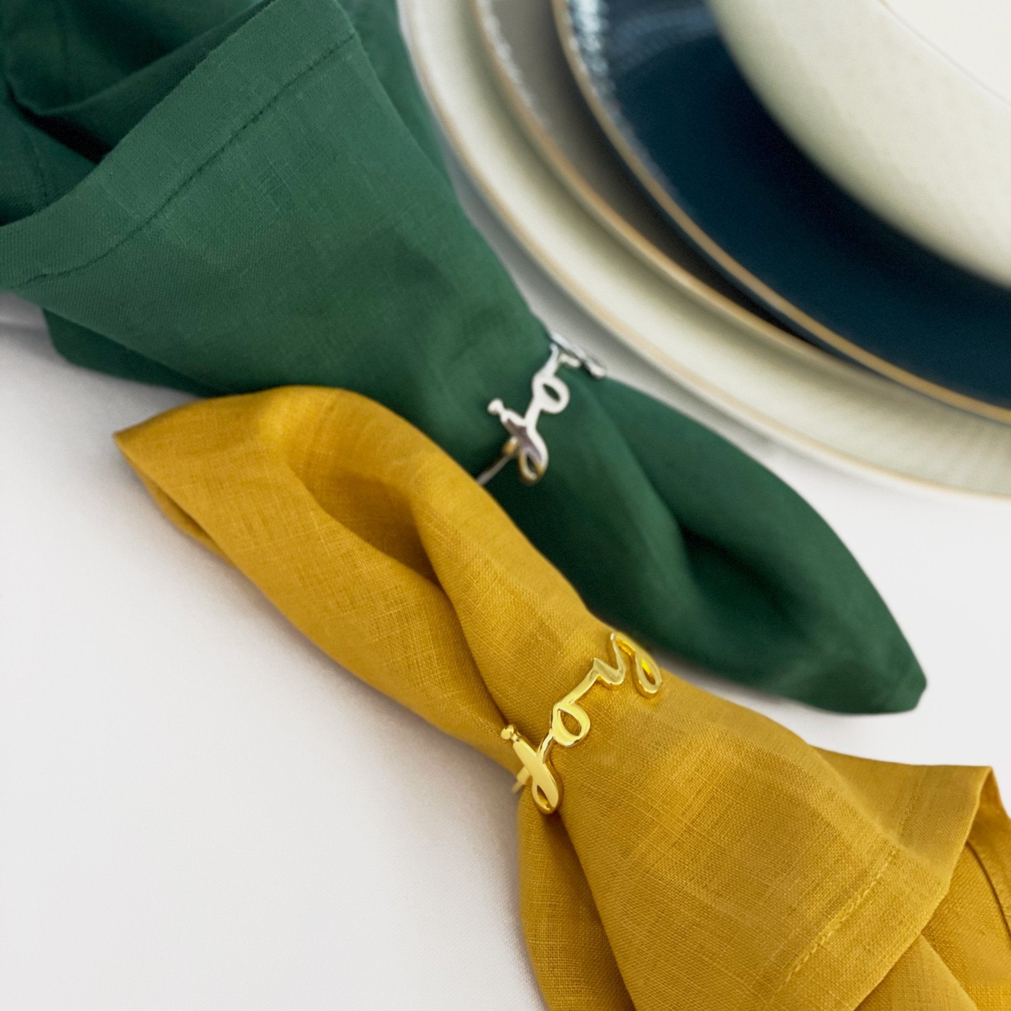 Joy Napkin Ring - Tea + Linen