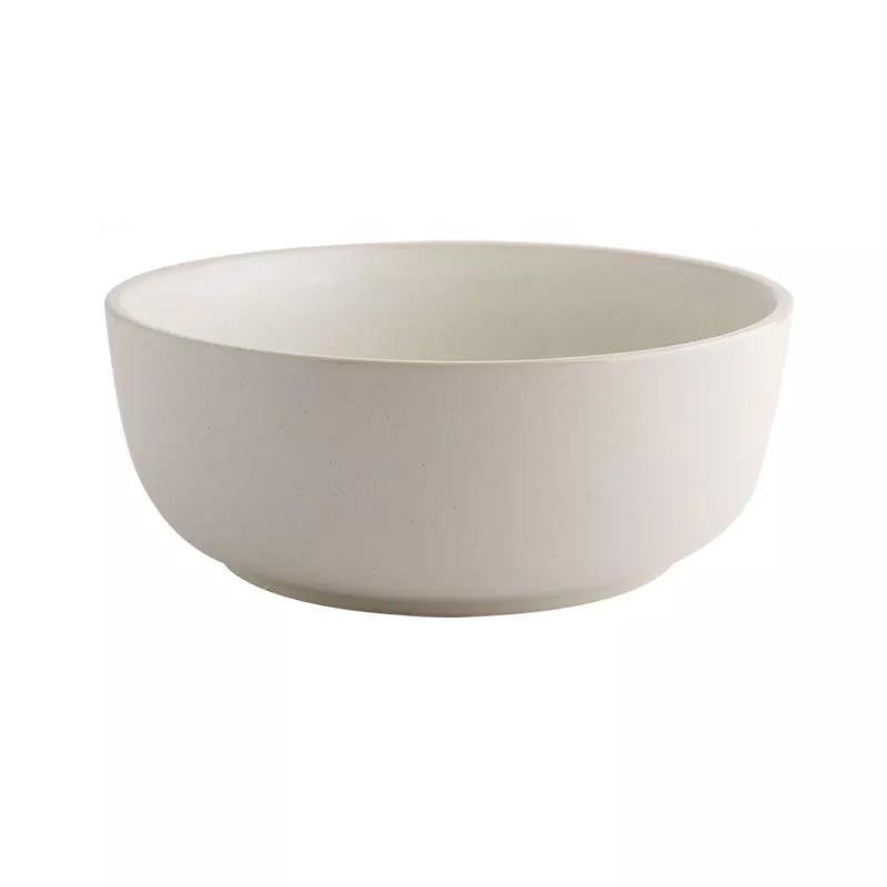 Kane 8" Stoneware Bowl - Tea + Linen