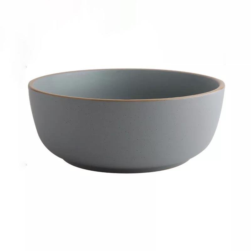 Kane 8" Stoneware Bowl - Tea + Linen