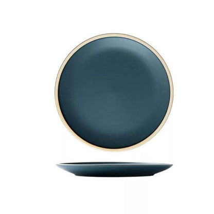 Kane 8&quot; Stoneware Plate - Tea + Linen