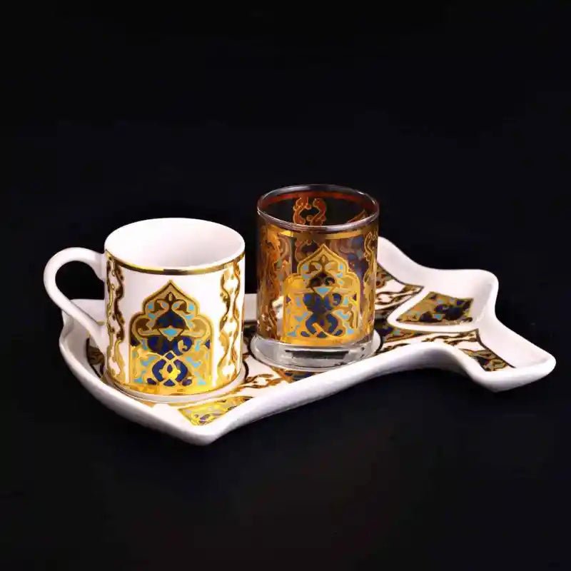 Kemer Caftan Set - Tea + Linen
