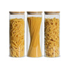 Large Bamboo and Glass Storage Canister - Tea + Linen