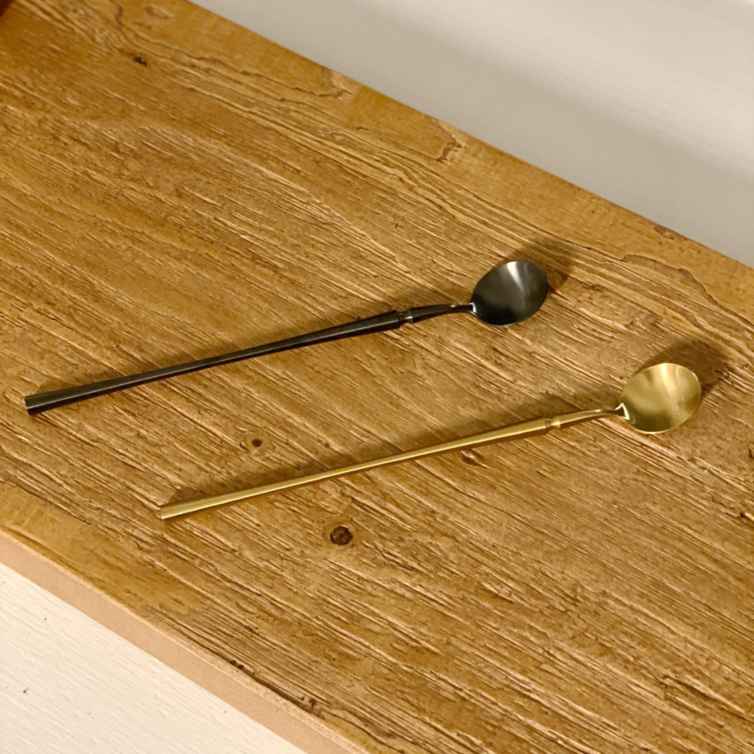 Laurel Cocktail Stirring Spoons - Set of 4 - Tea + Linen