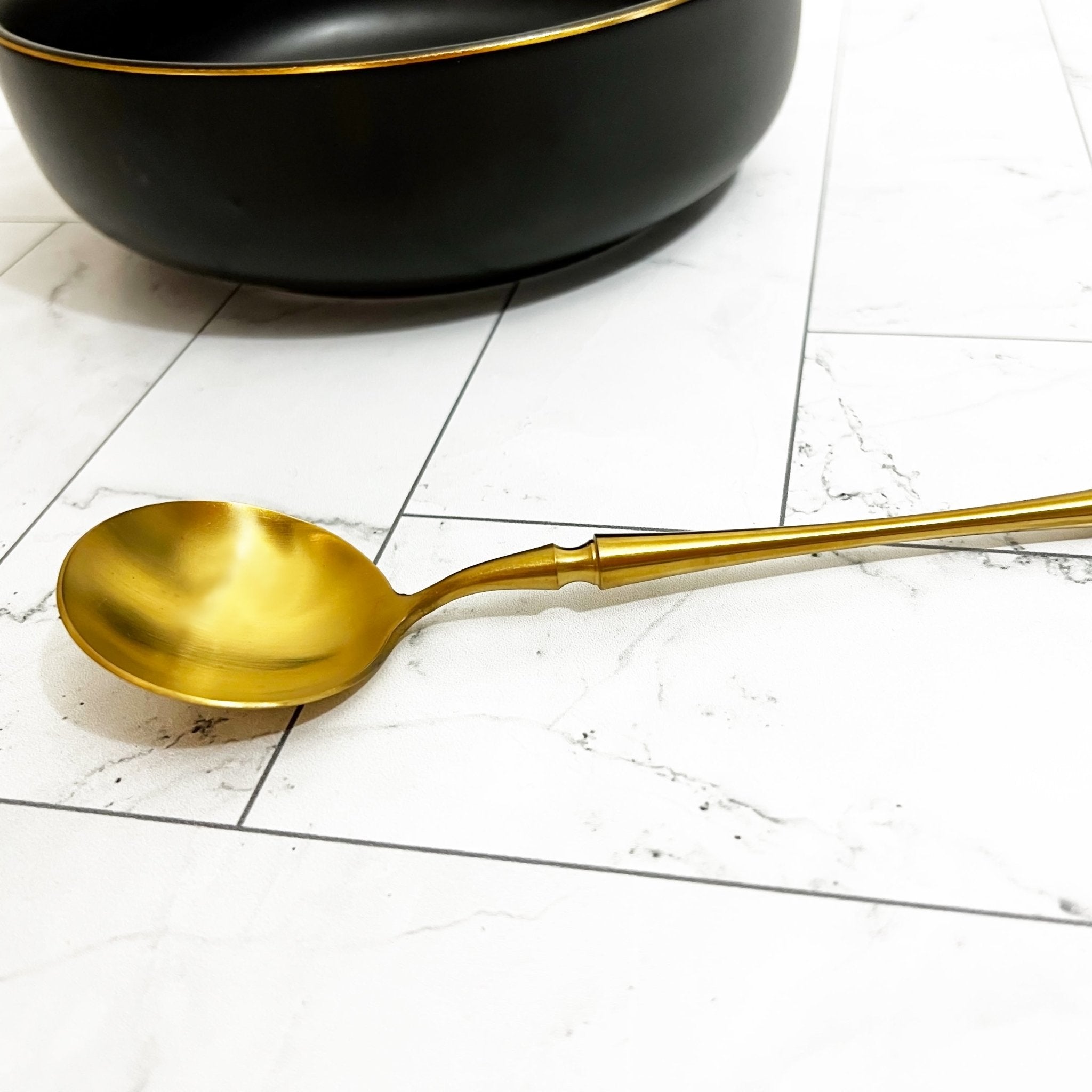 Laurel Soup Spoons - Set of 4 - Tea + Linen