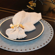 Leather Placemat with Rivets - Set of 4 - Tea + Linen